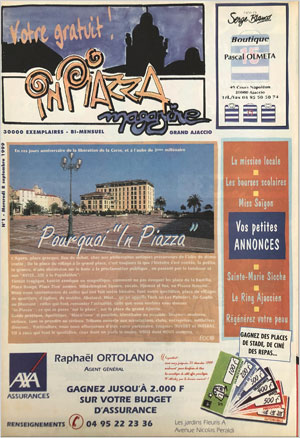 Premier numéro d'Inpiazza Magazine